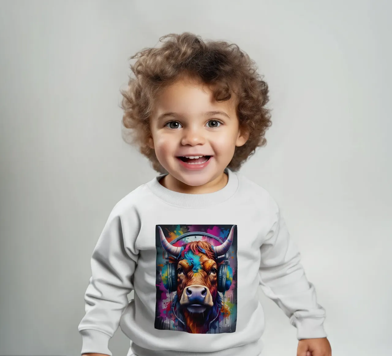 Toro in cuffia felpa neonato da MakArena