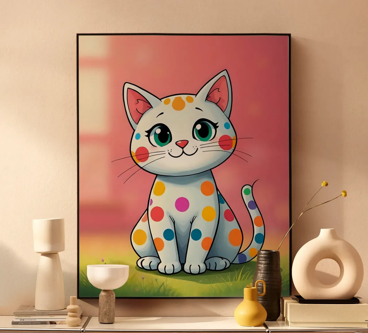 Cat_5 plexiglass da Tierisch bunt by LK