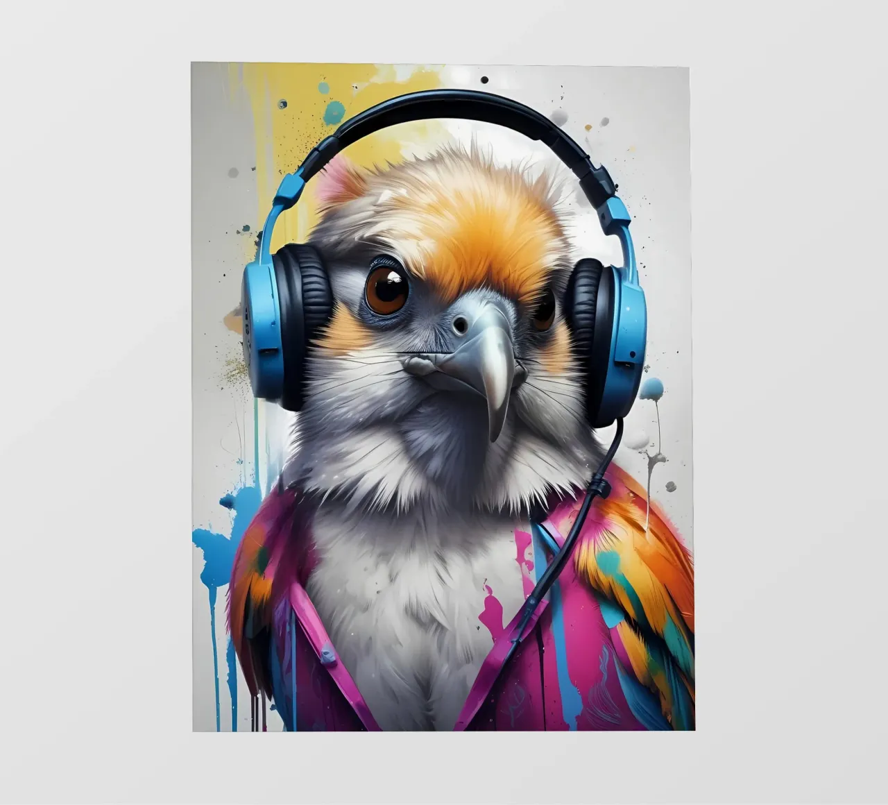 Tit in cuffia pellicola backlit da MakArena