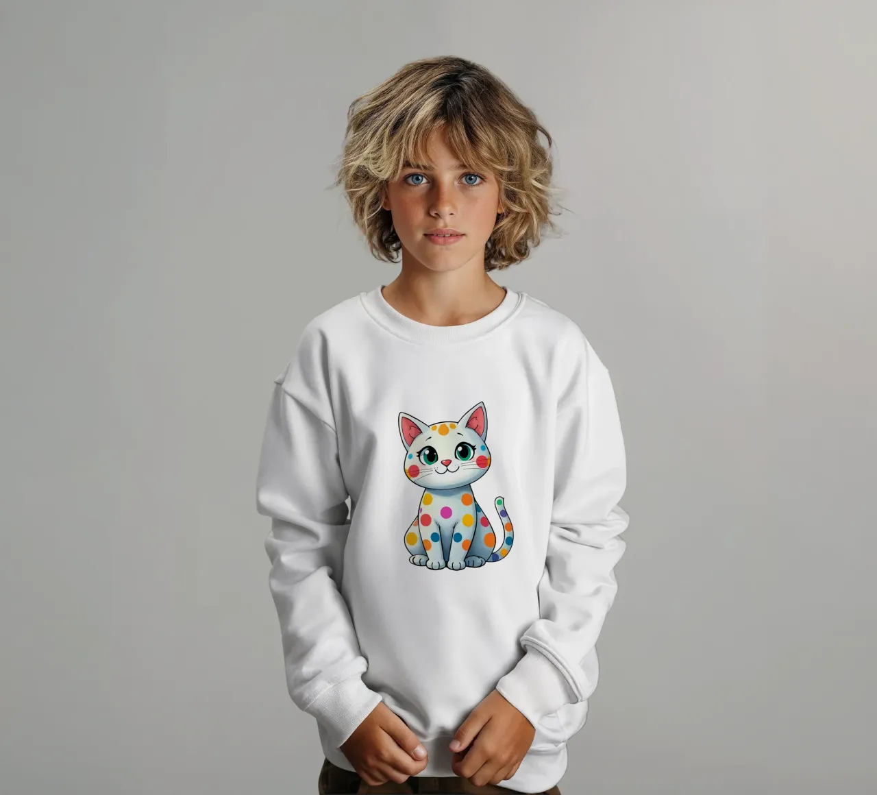 Cat_5a felpa bambino da Tierisch bunt by LK