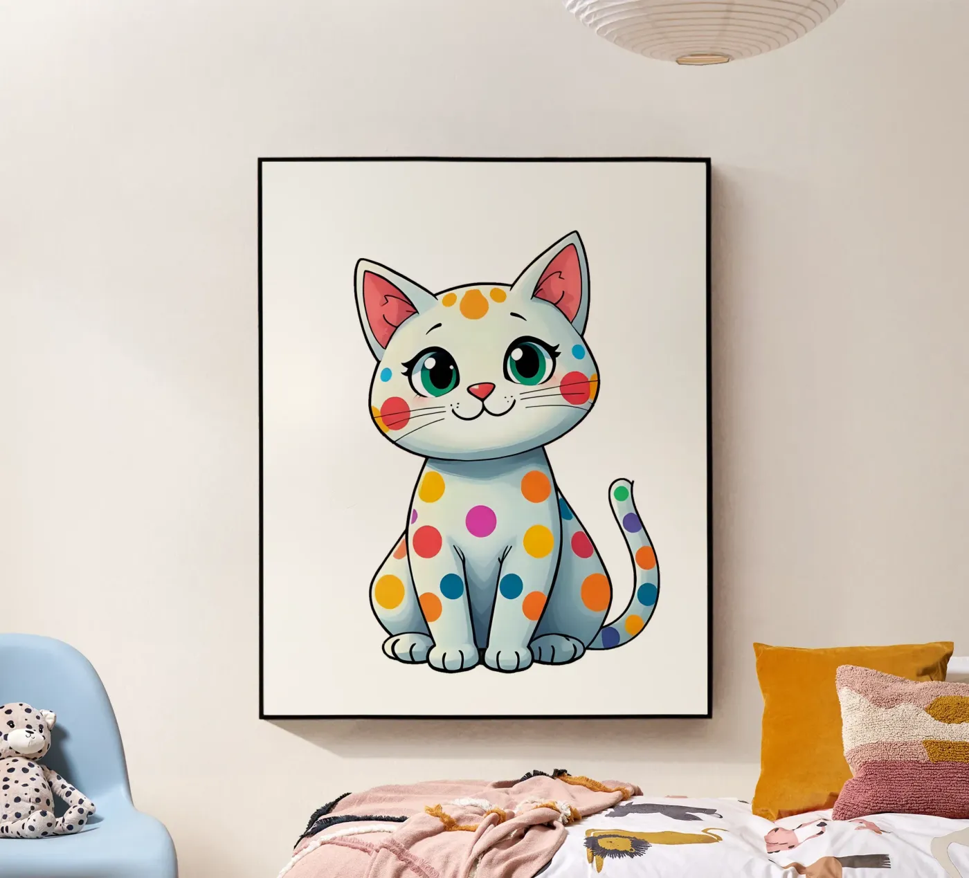 Cat_5a plexiglass da Tierisch bunt by LK