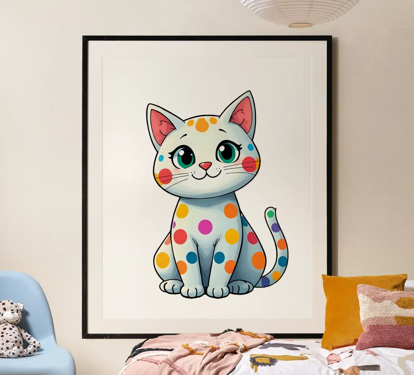 Cat_5a poster da Tierisch bunt by LK