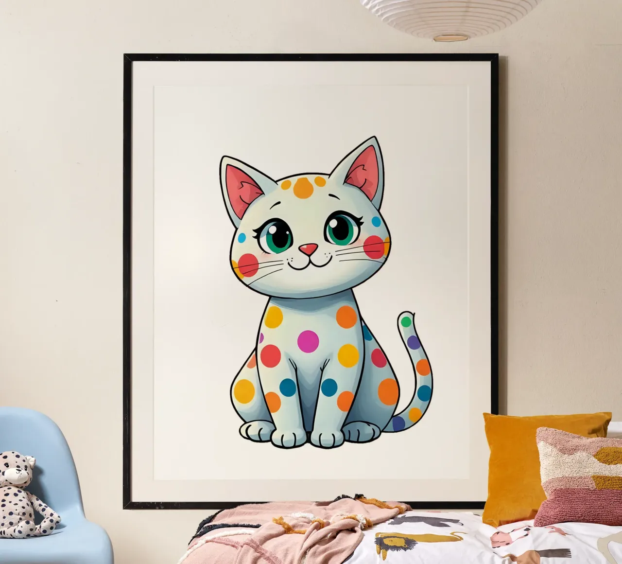 Cat_5a poster da Tierisch bunt by LK