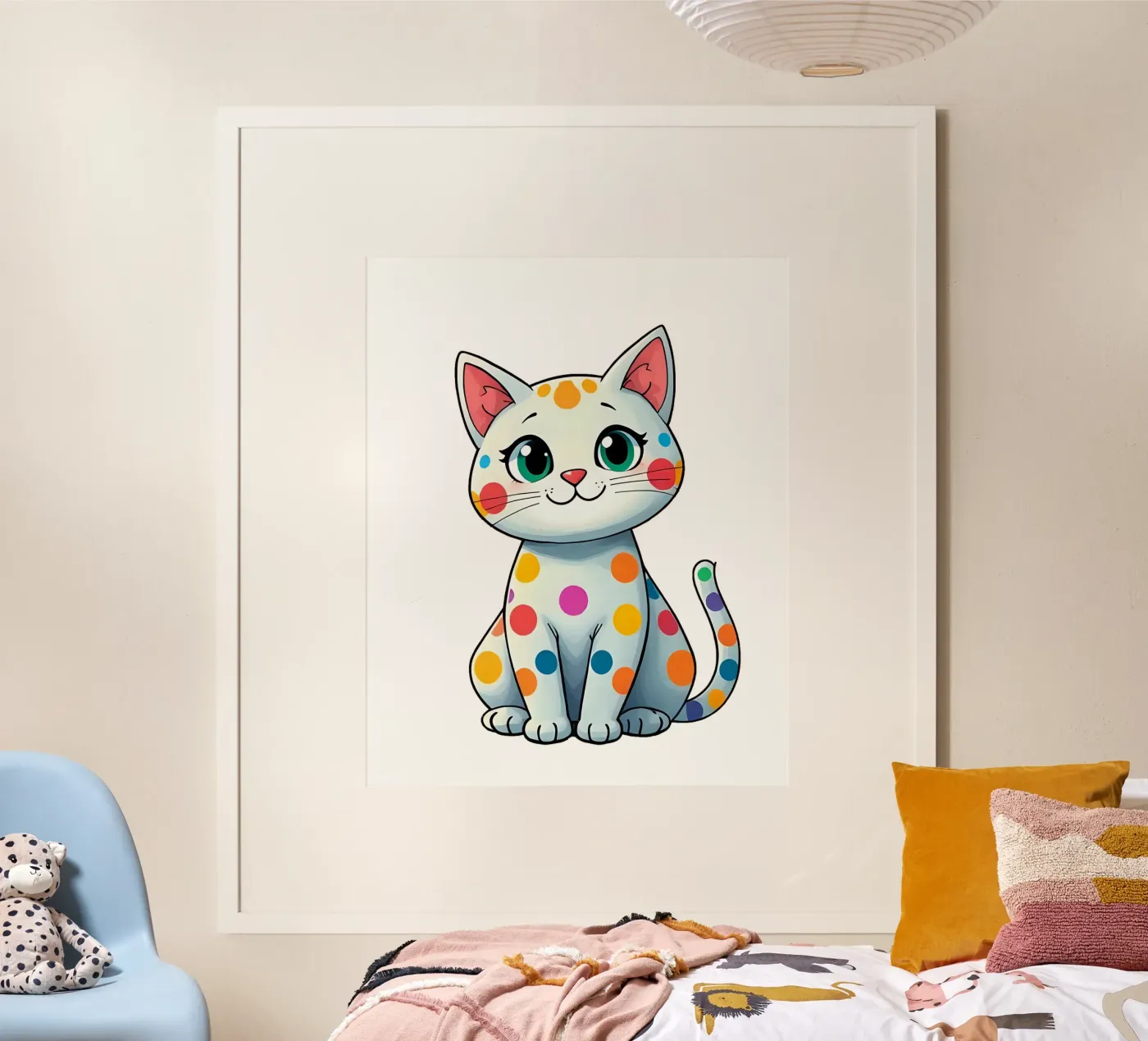 Cat_5a poster da Tierisch bunt by LK