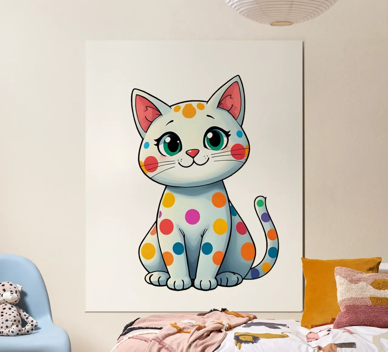 Cat_5a poster da Tierisch bunt by LK