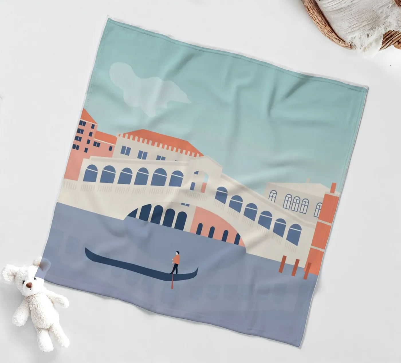 Venedig Fleecedecke von Katinka Reinke