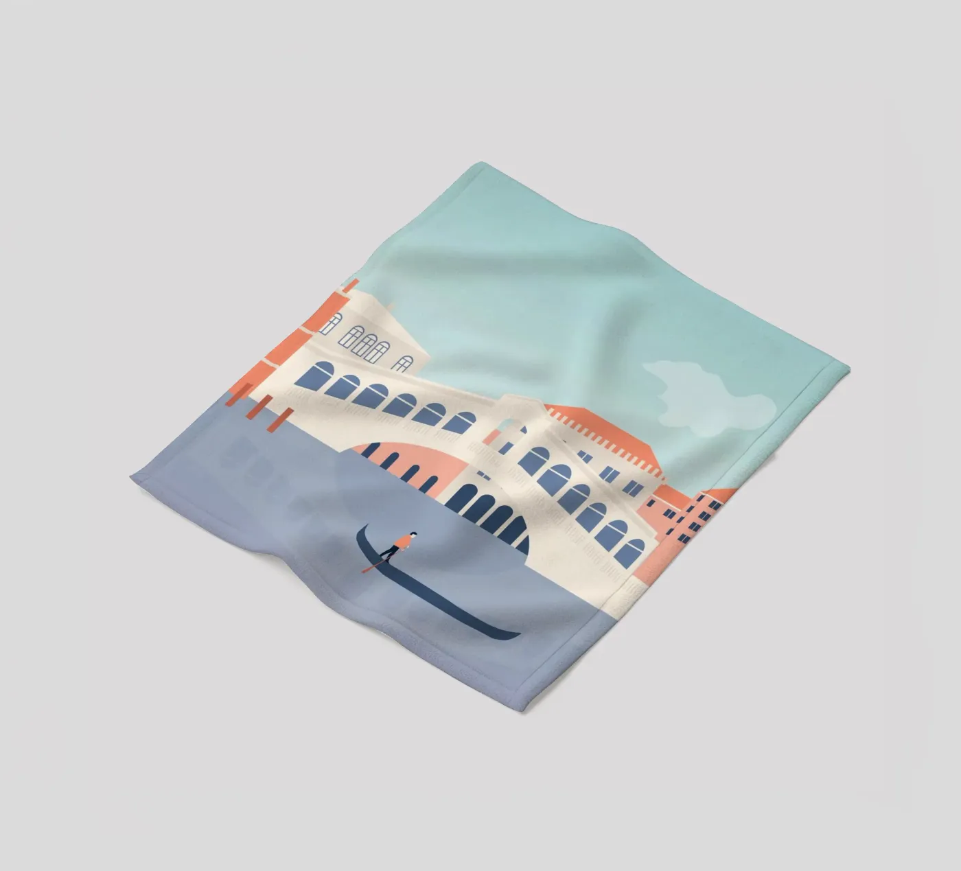 Venedig Fleecedecke von Katinka Reinke