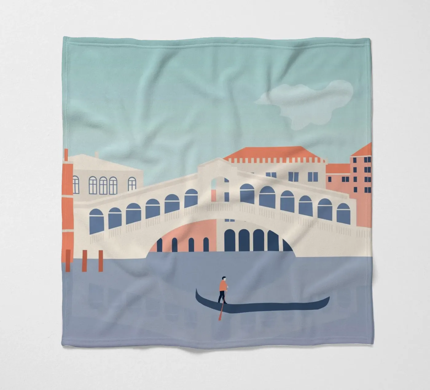 Venedig Fleecedecke von Katinka Reinke