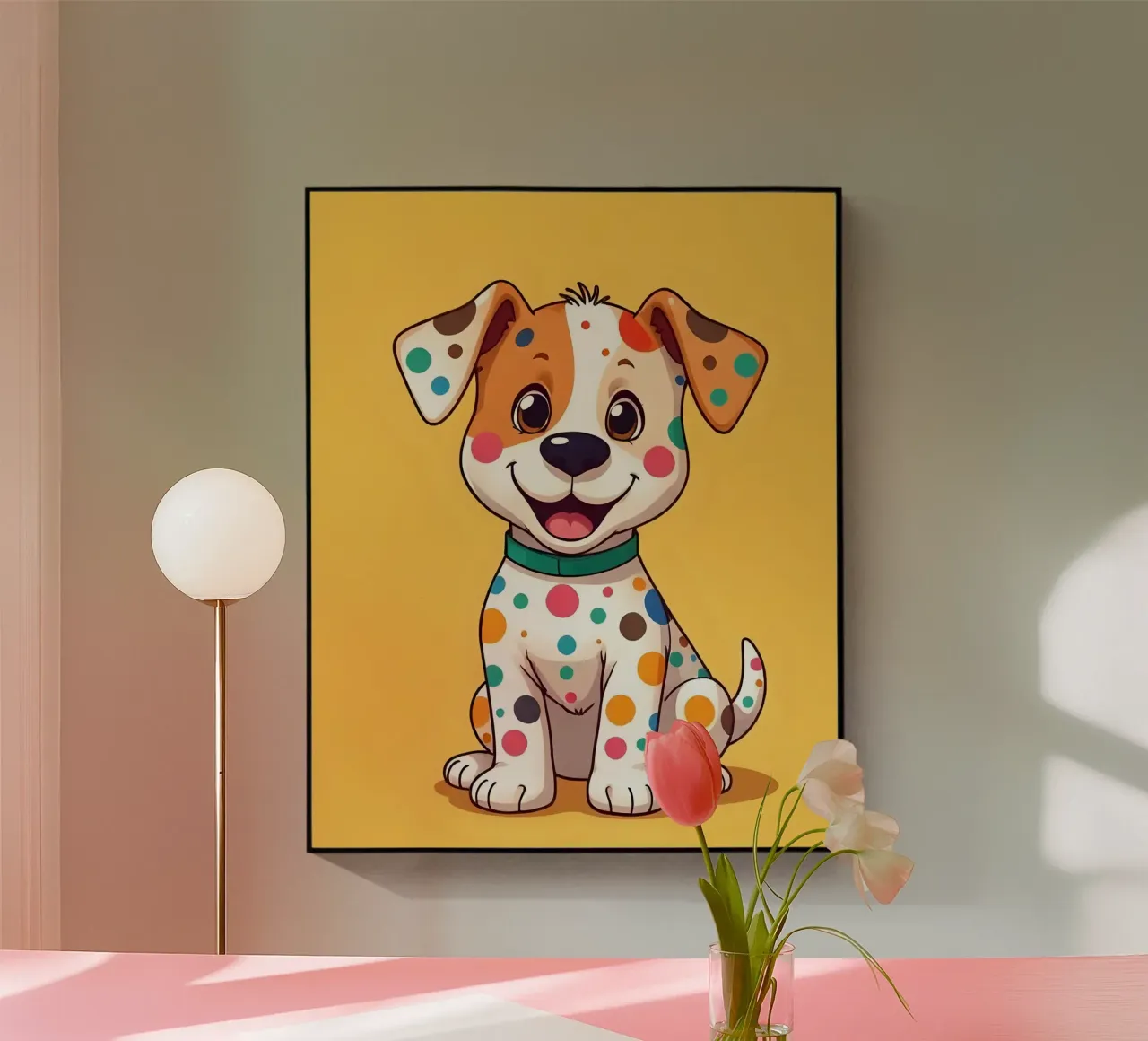 Hund_1 plexiglass da Tierisch bunt by LK