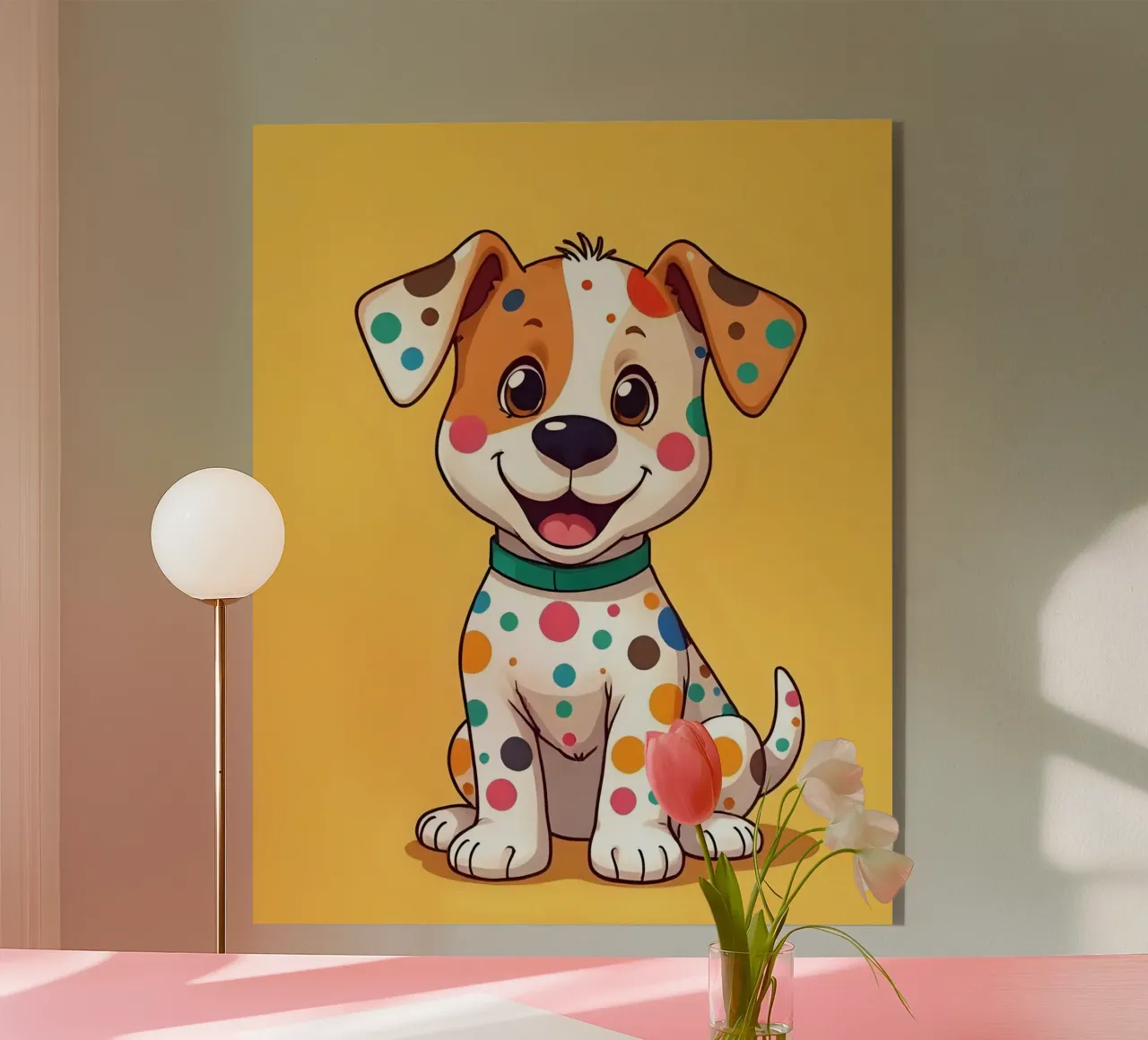 Hund_1 plexiglass da Tierisch bunt by LK