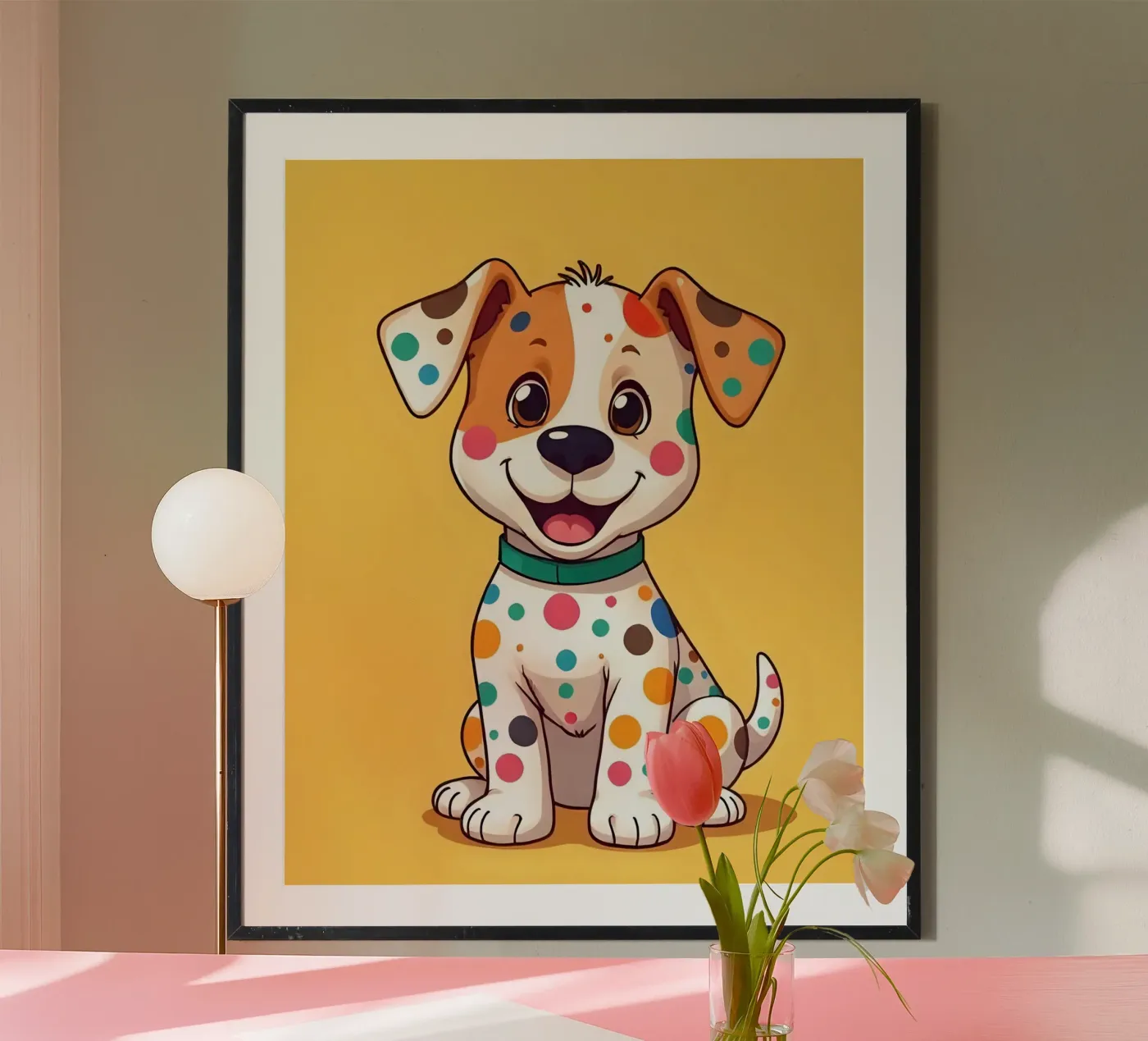 Hund_1 poster by Tierisch bunt by LK