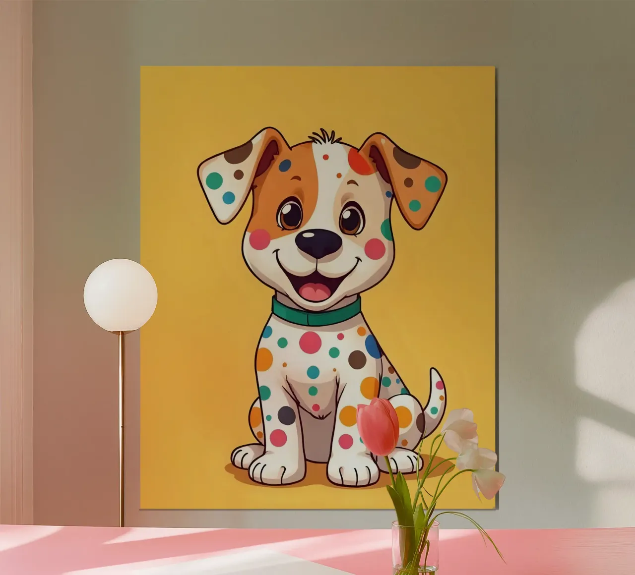 Hund_1 poster da Tierisch bunt by LK