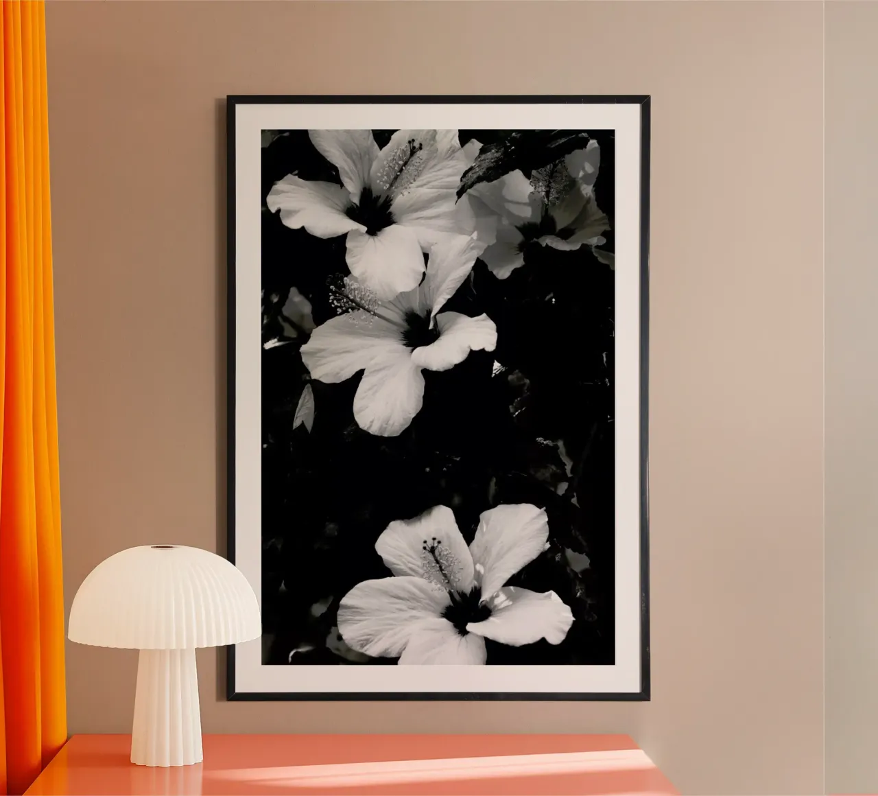 Hibiscus hahnemühle by Ingrid Beddoes