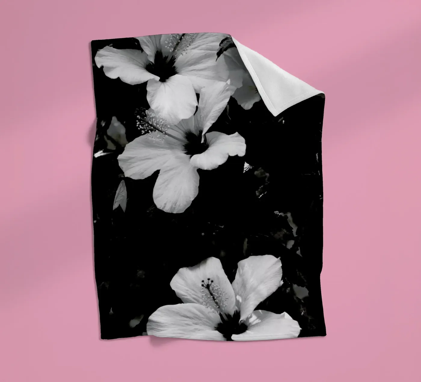 Hibiscus fleecedeken van Ingrid Beddoes