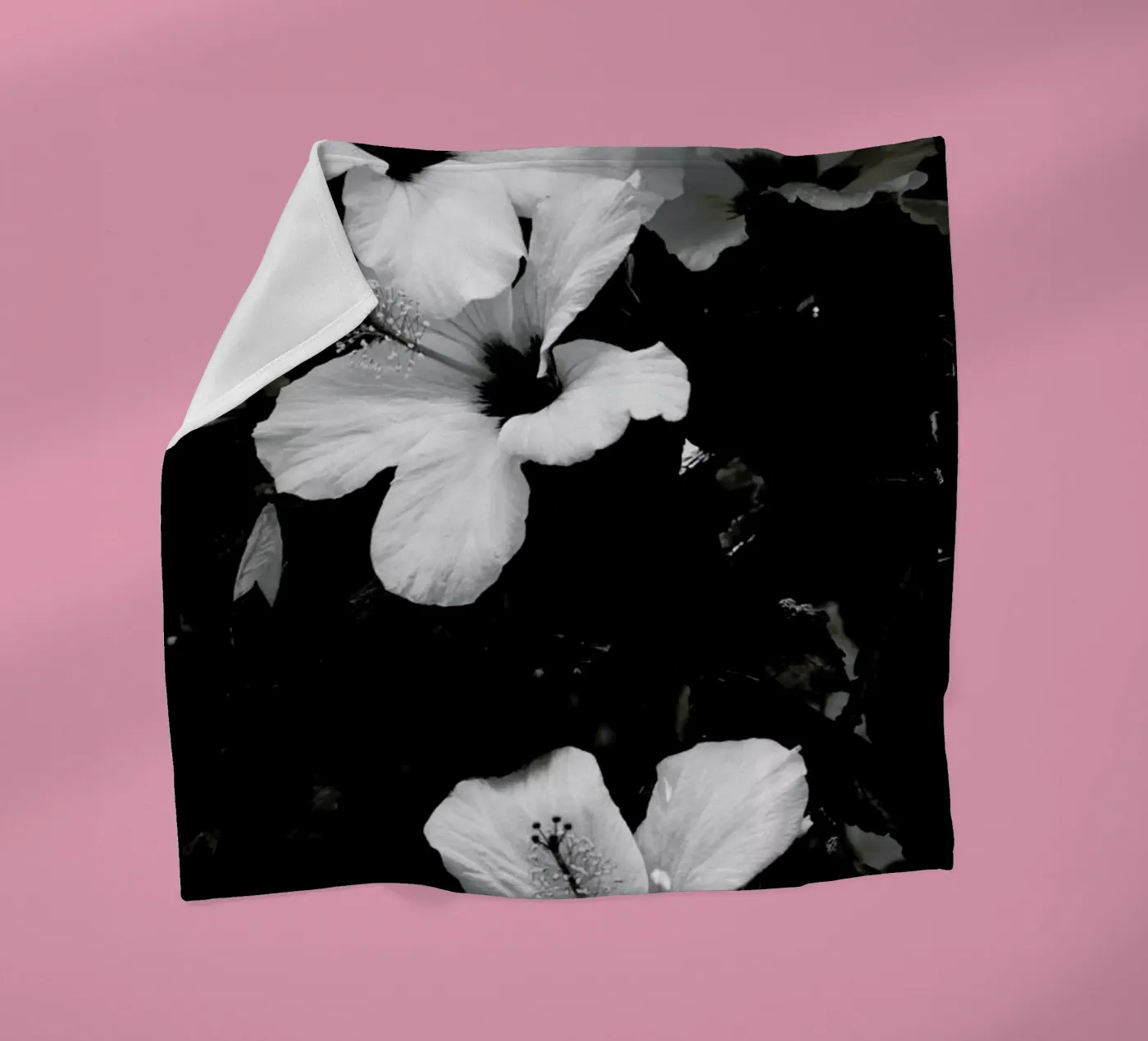 Hibiscus fleecedeken van Ingrid Beddoes