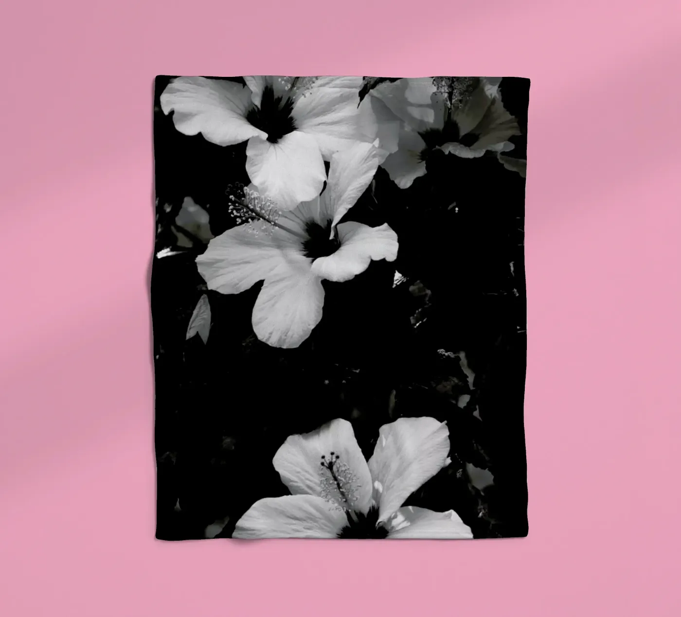 Hibiscus fleecedeken van Ingrid Beddoes