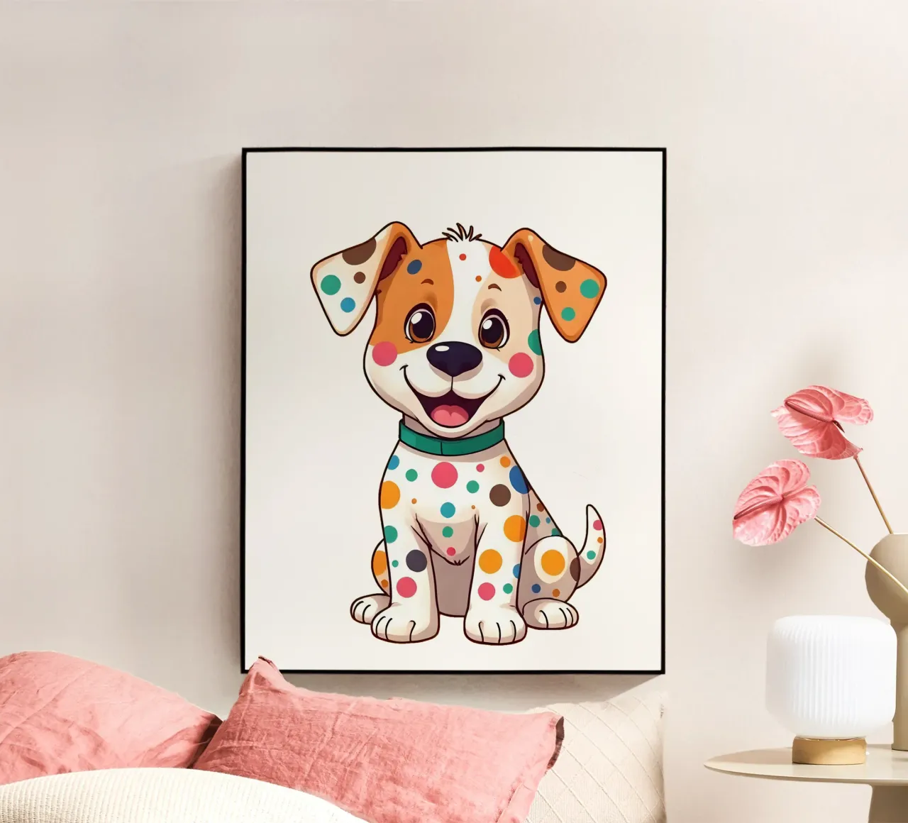 Hund_1a plexiglass da Tierisch bunt by LK