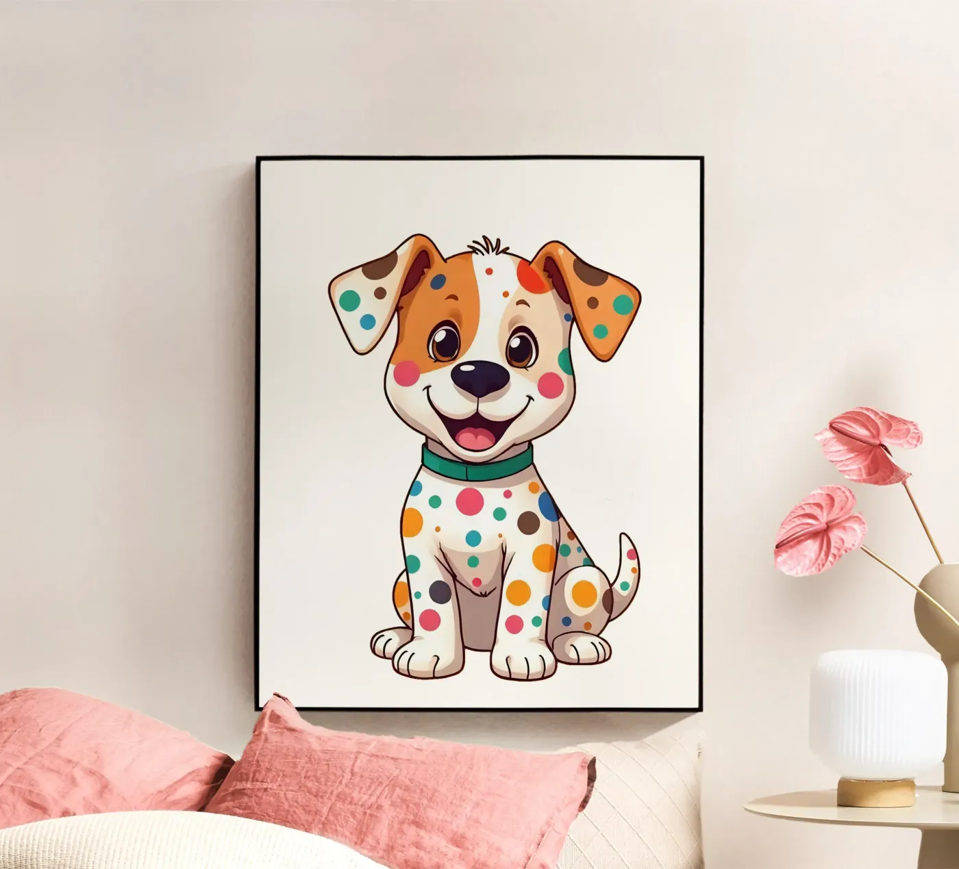 Hund_1a plexiglass da Tierisch bunt by LK