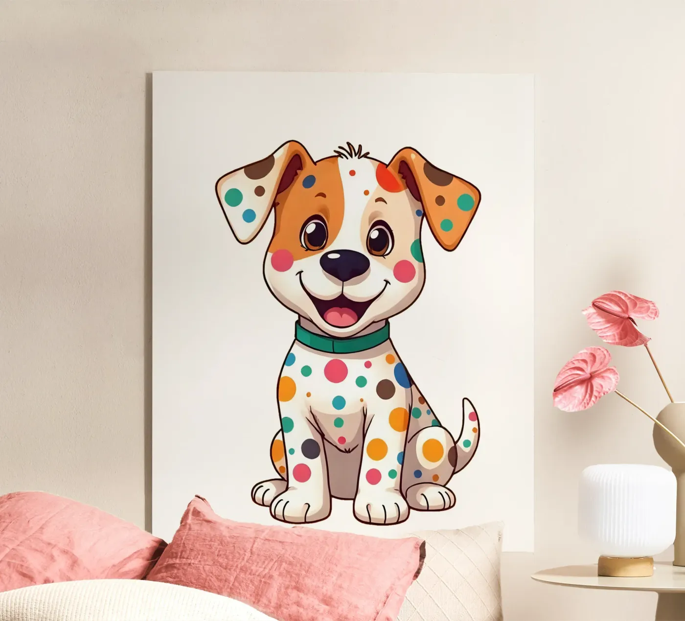 Hund_1a plexiglass da Tierisch bunt by LK