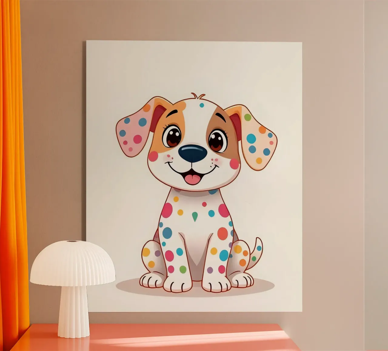 Hund_2 plexiglass da Tierisch bunt by LK