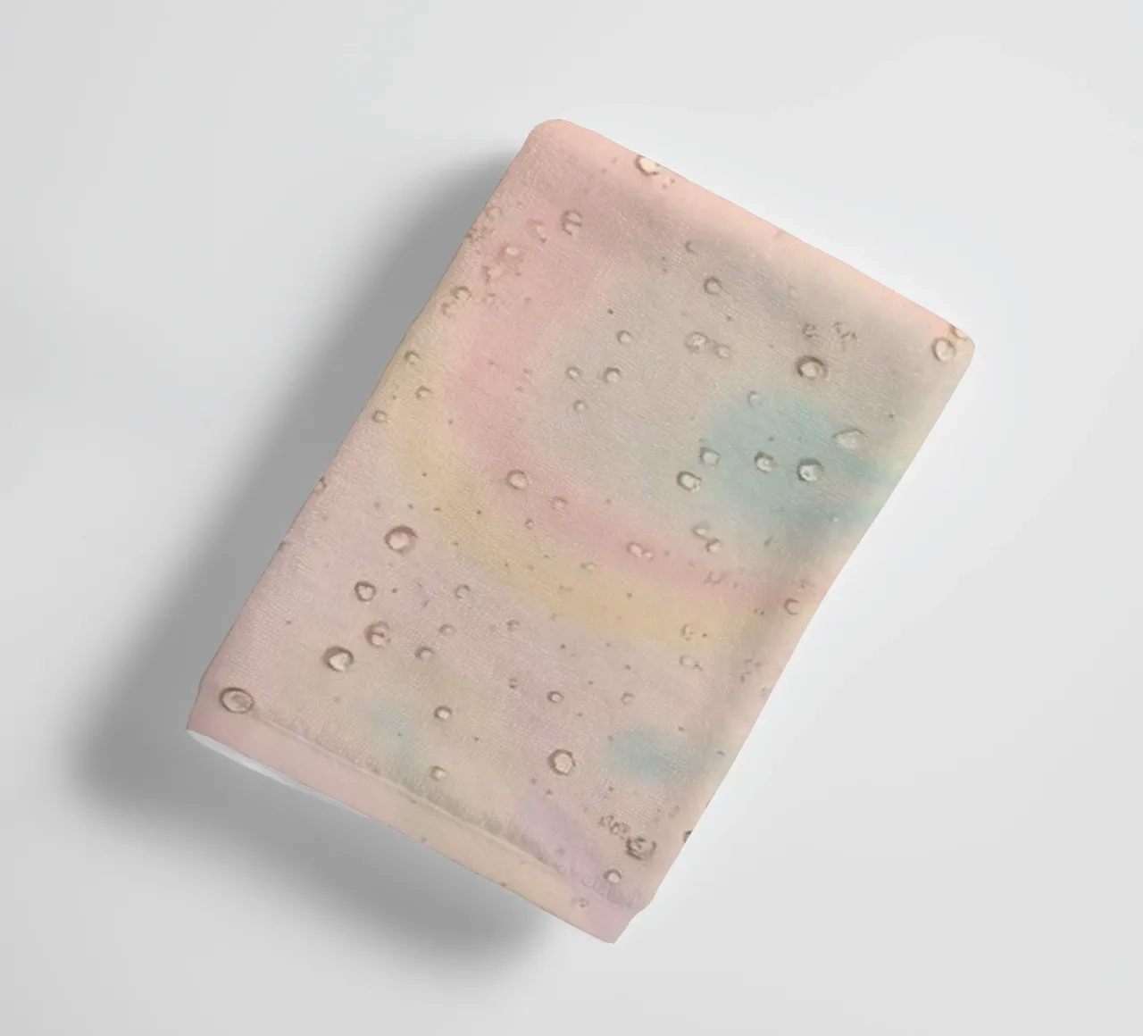 Carta da parati astratta pastello con colori vorticosi asciugamano da bagno da DesignDoodle