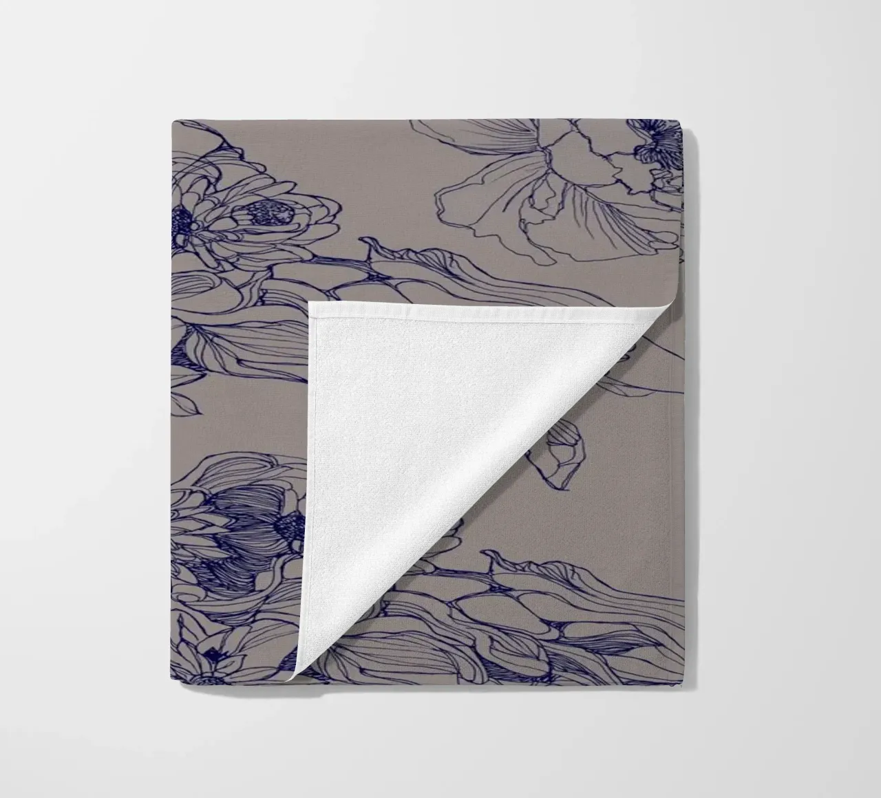 flora blu telo mare da Giulio Iurissevich