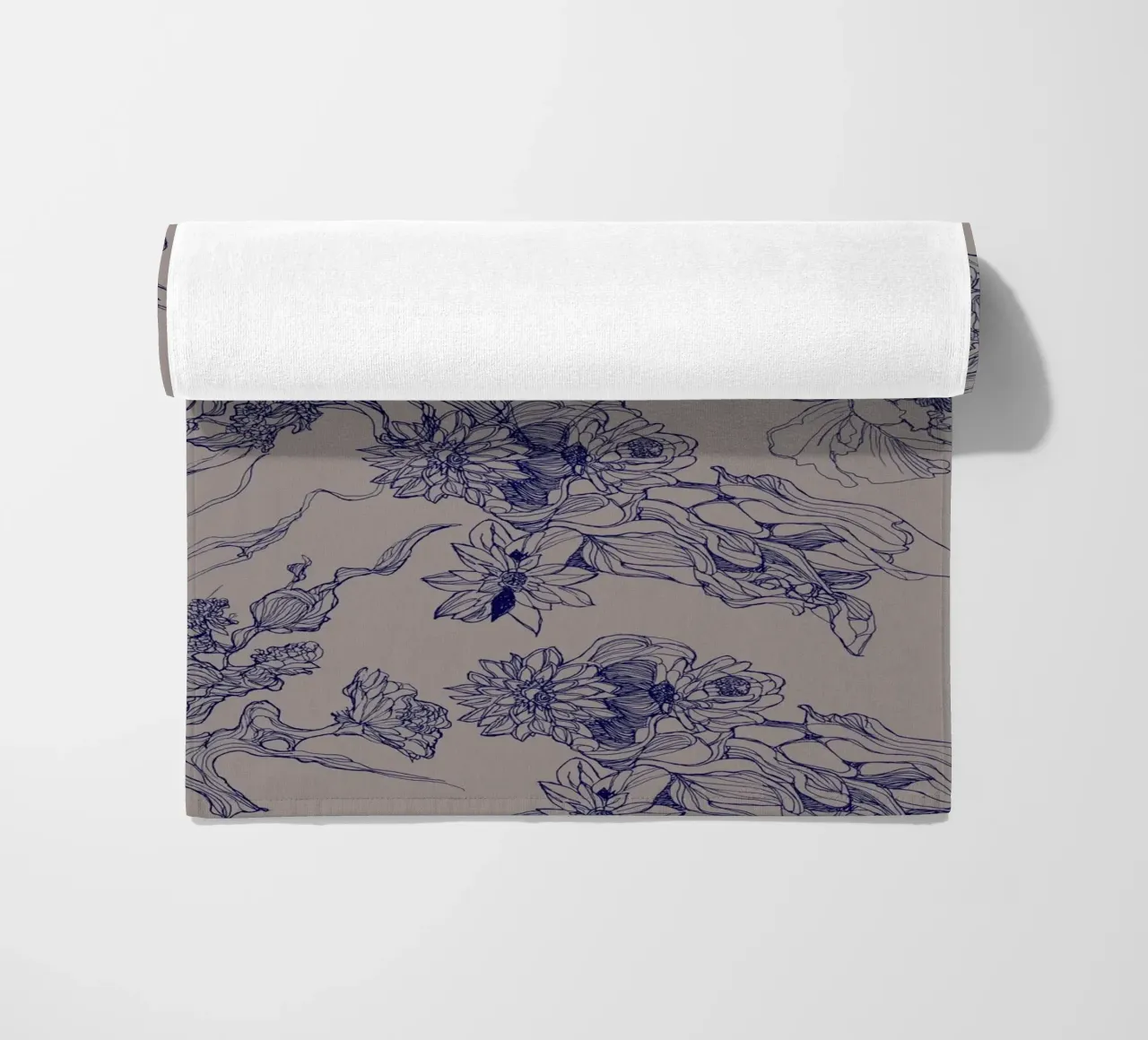 flora blu telo mare da Giulio Iurissevich