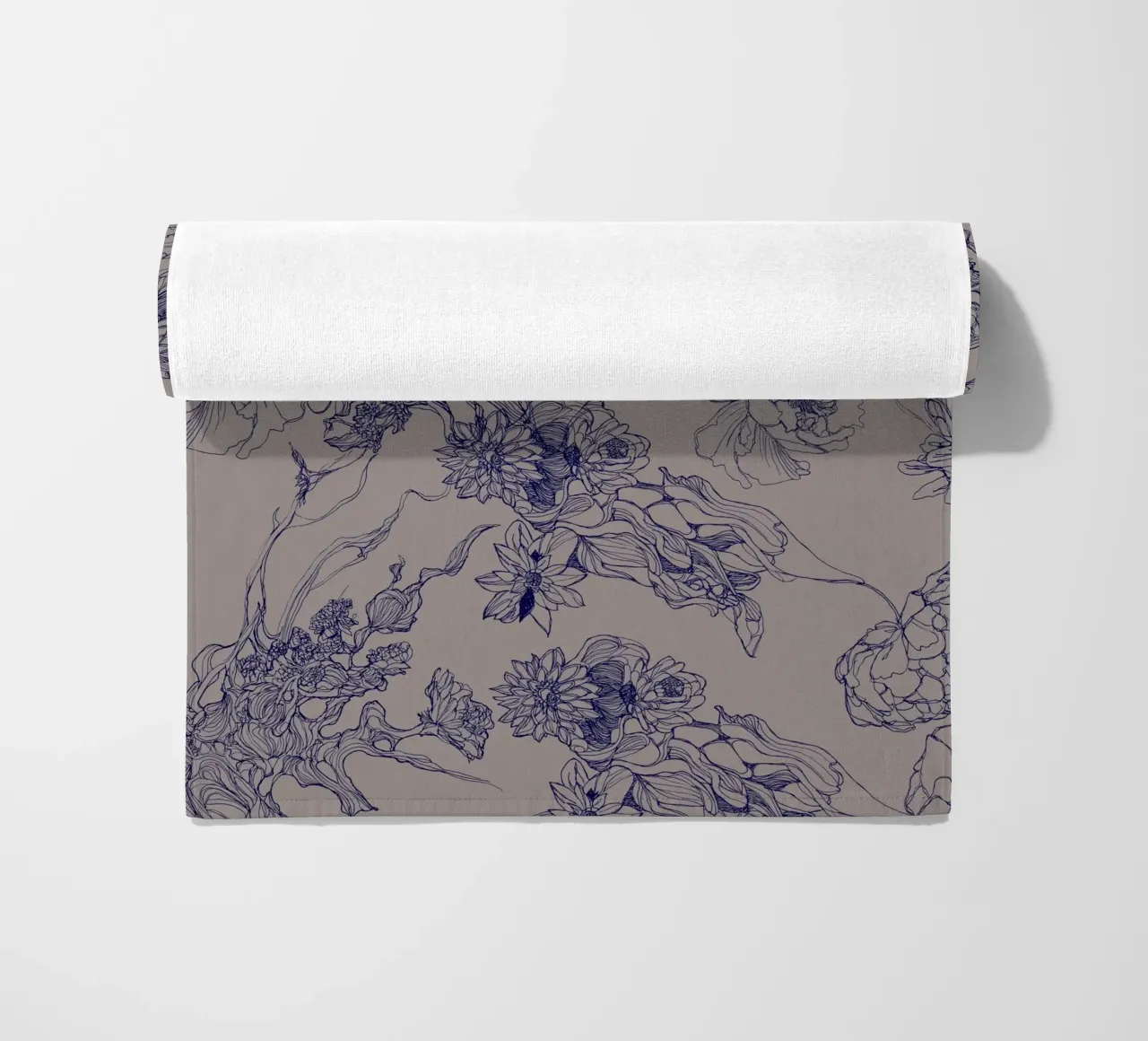 flora blu telo mare da Giulio Iurissevich