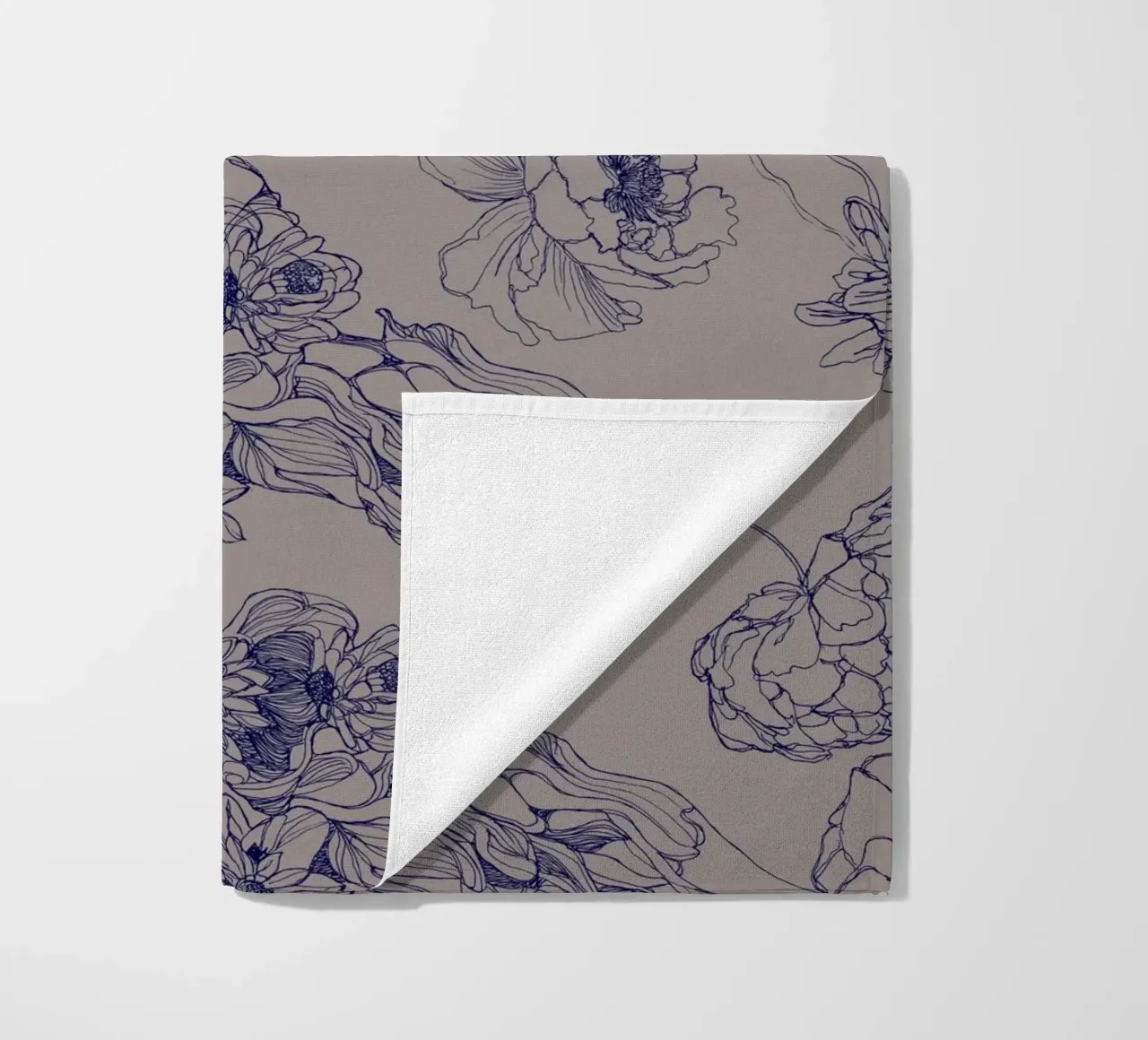 flora blu telo mare da Giulio Iurissevich