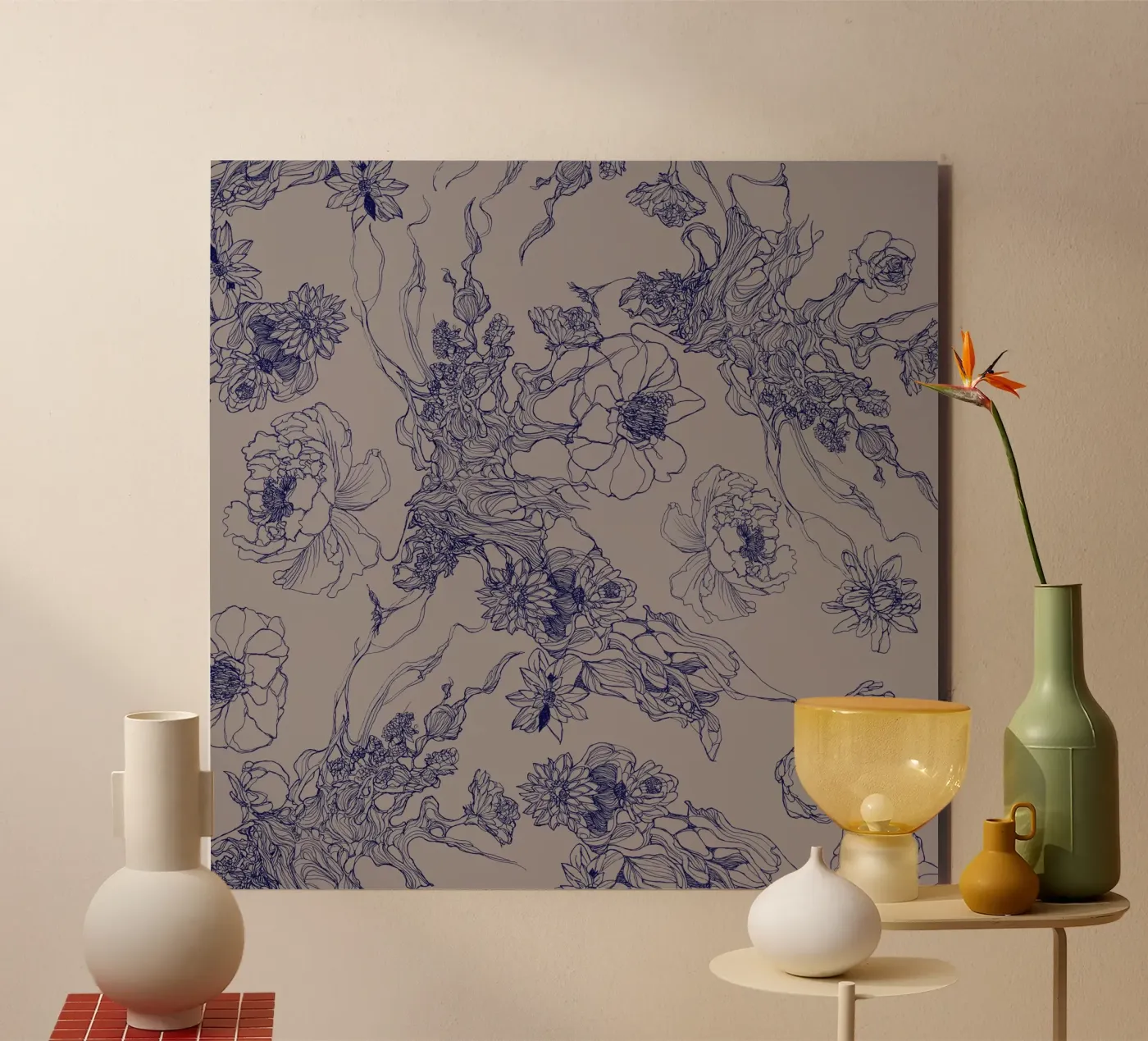 flora blu pannello forex da Giulio Iurissevich