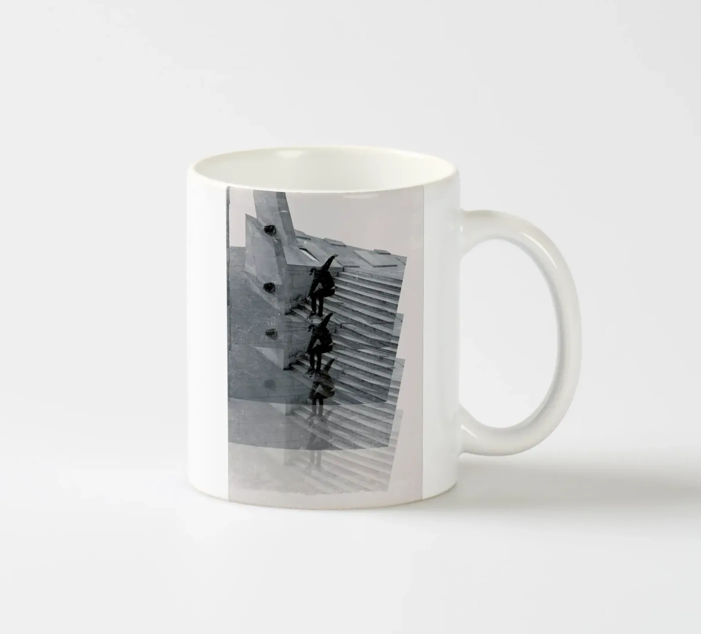 Skate repeat ceramic mug by 121 Creatives
