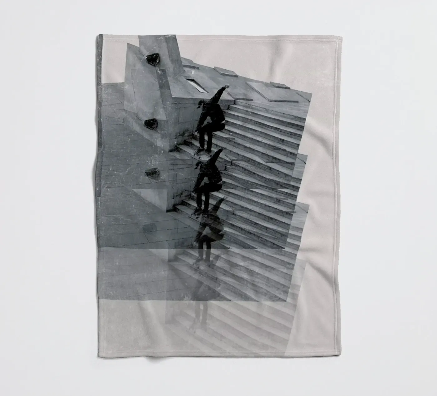 Skate repeat Fleecedecke von 121 Creatives