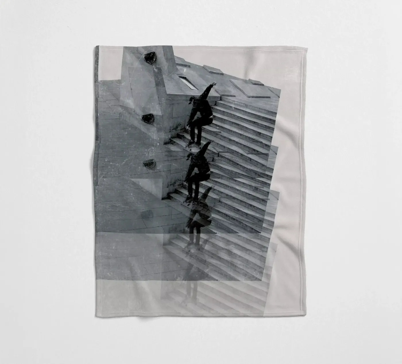Skate repeat Fleecedecke von 121 Creatives
