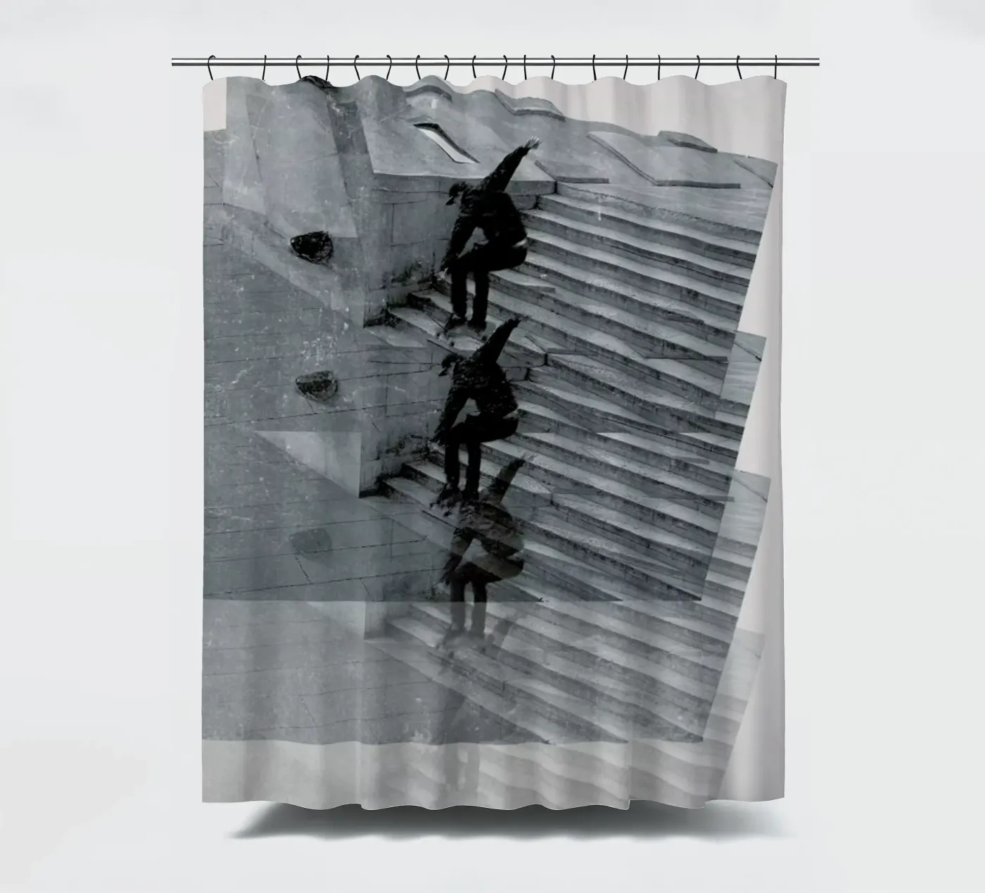 Skate repeat Duschvorhang von 121 Creatives