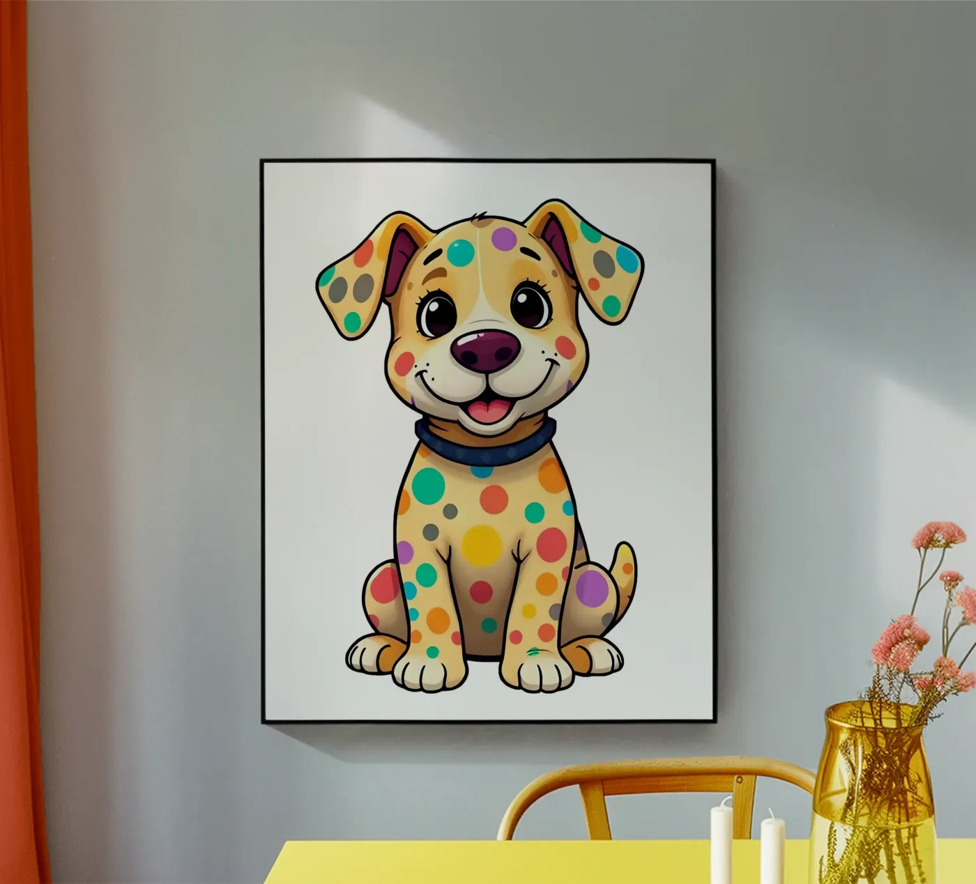 HUnd_3a plexiglass da Tierisch bunt by LK