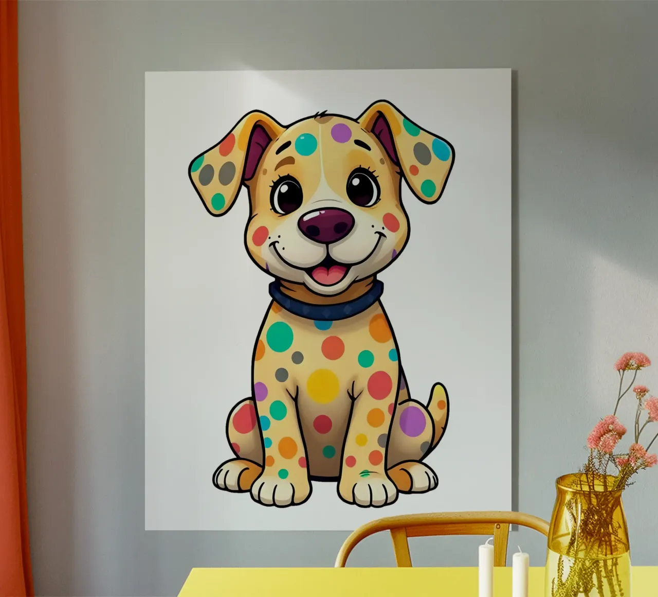 HUnd_3a plexiglass da Tierisch bunt by LK