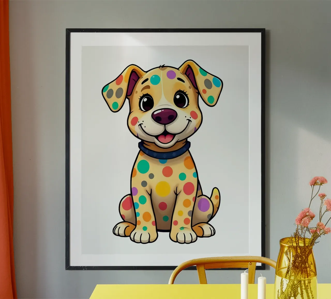 HUnd_3a poster da Tierisch bunt by LK