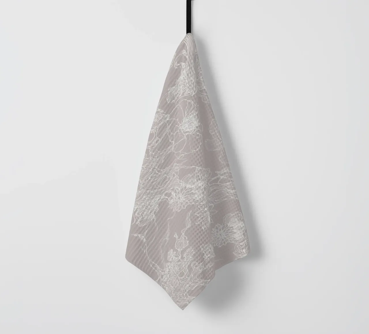 flore blanche torchon de Giulio Iurissevich