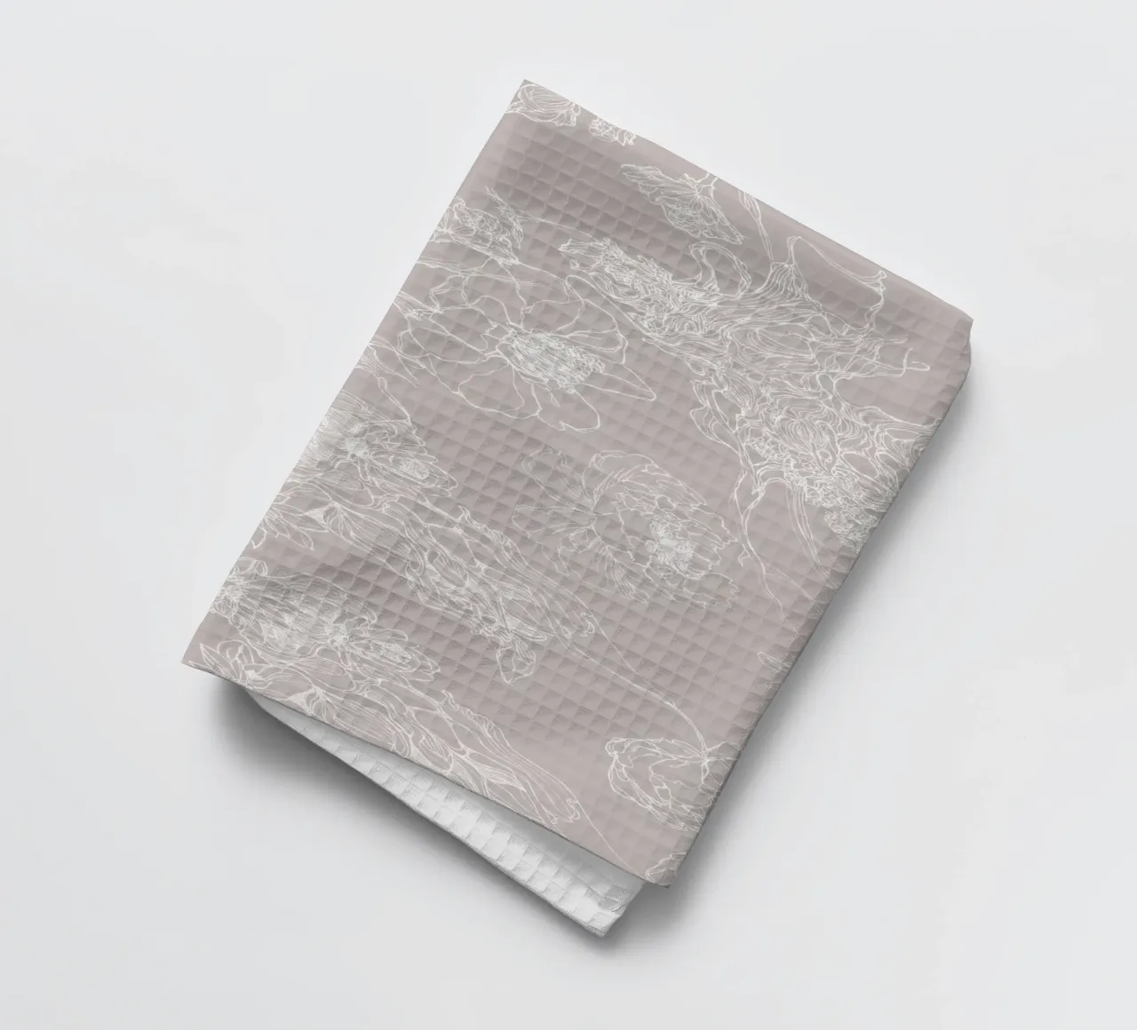 flore blanche torchon de Giulio Iurissevich
