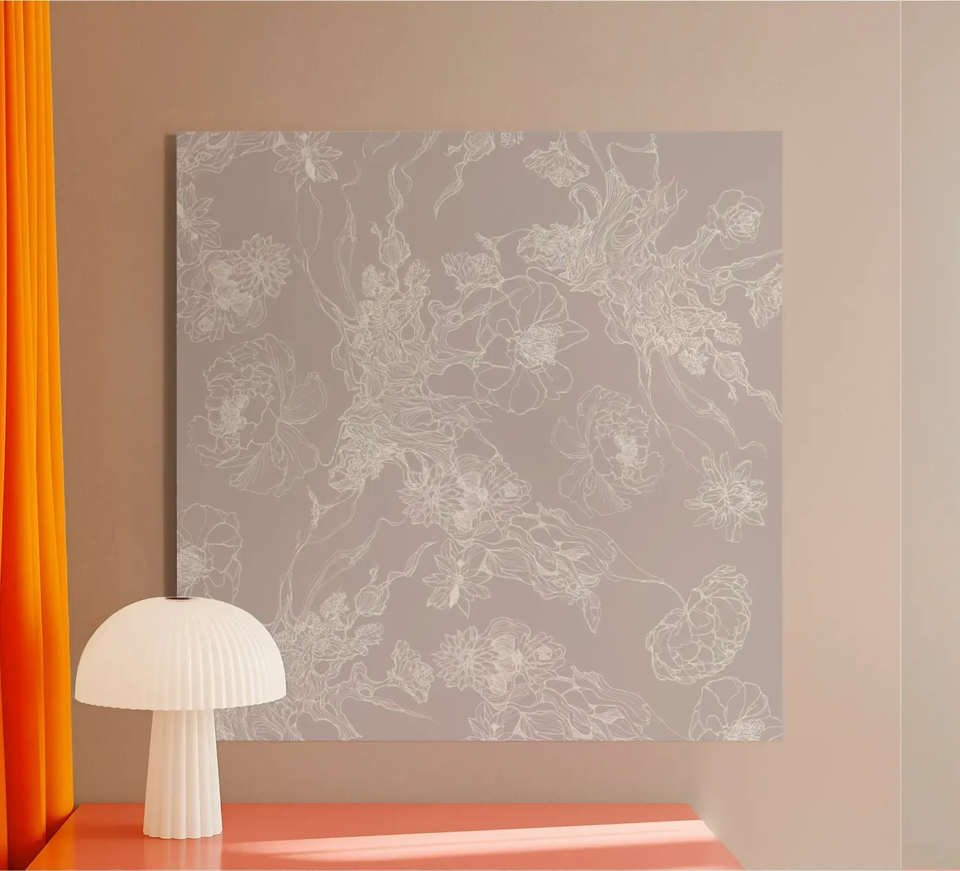 flore blanche plexiglas de Giulio Iurissevich