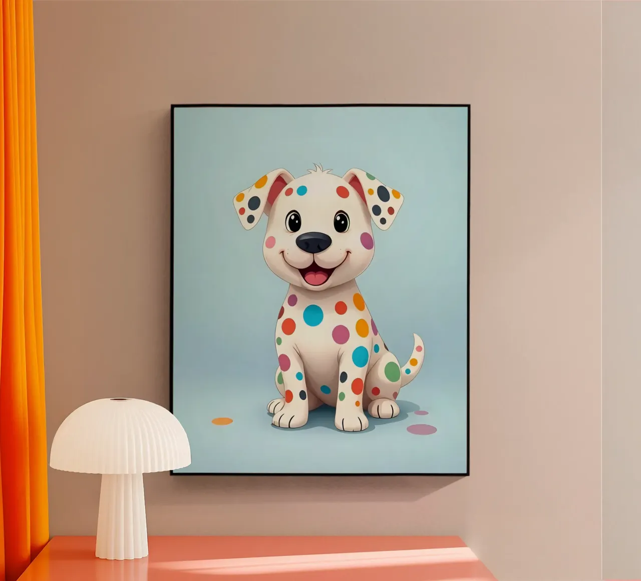 Hund_4 plexiglass da Tierisch bunt by LK