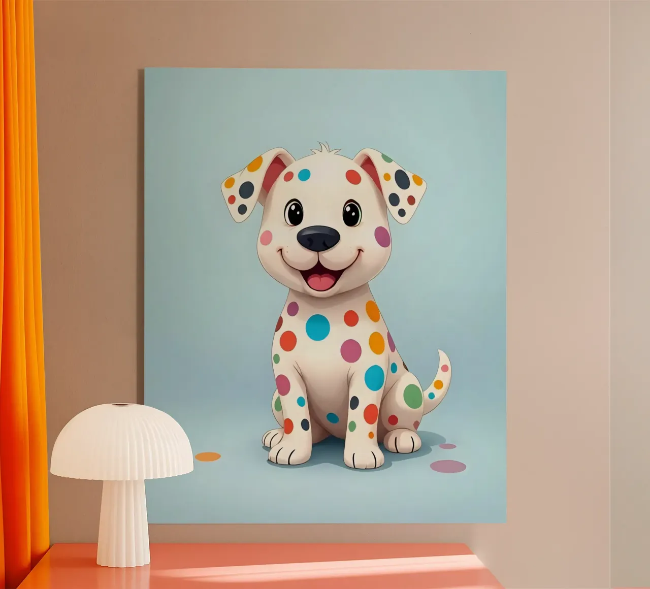 Hund_4 plexiglass da Tierisch bunt by LK