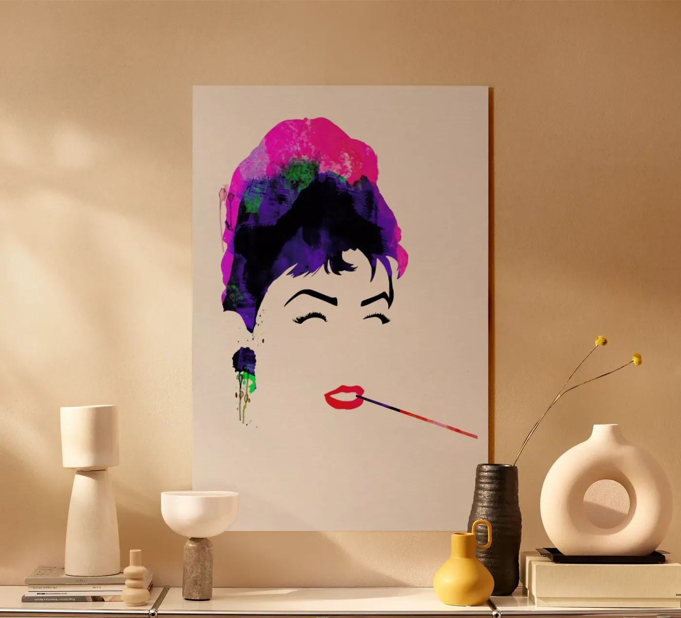 Audrey Acryl-Glas von Naxart