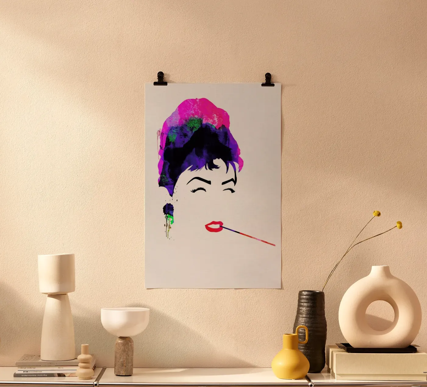 Audrey poster by Naxart