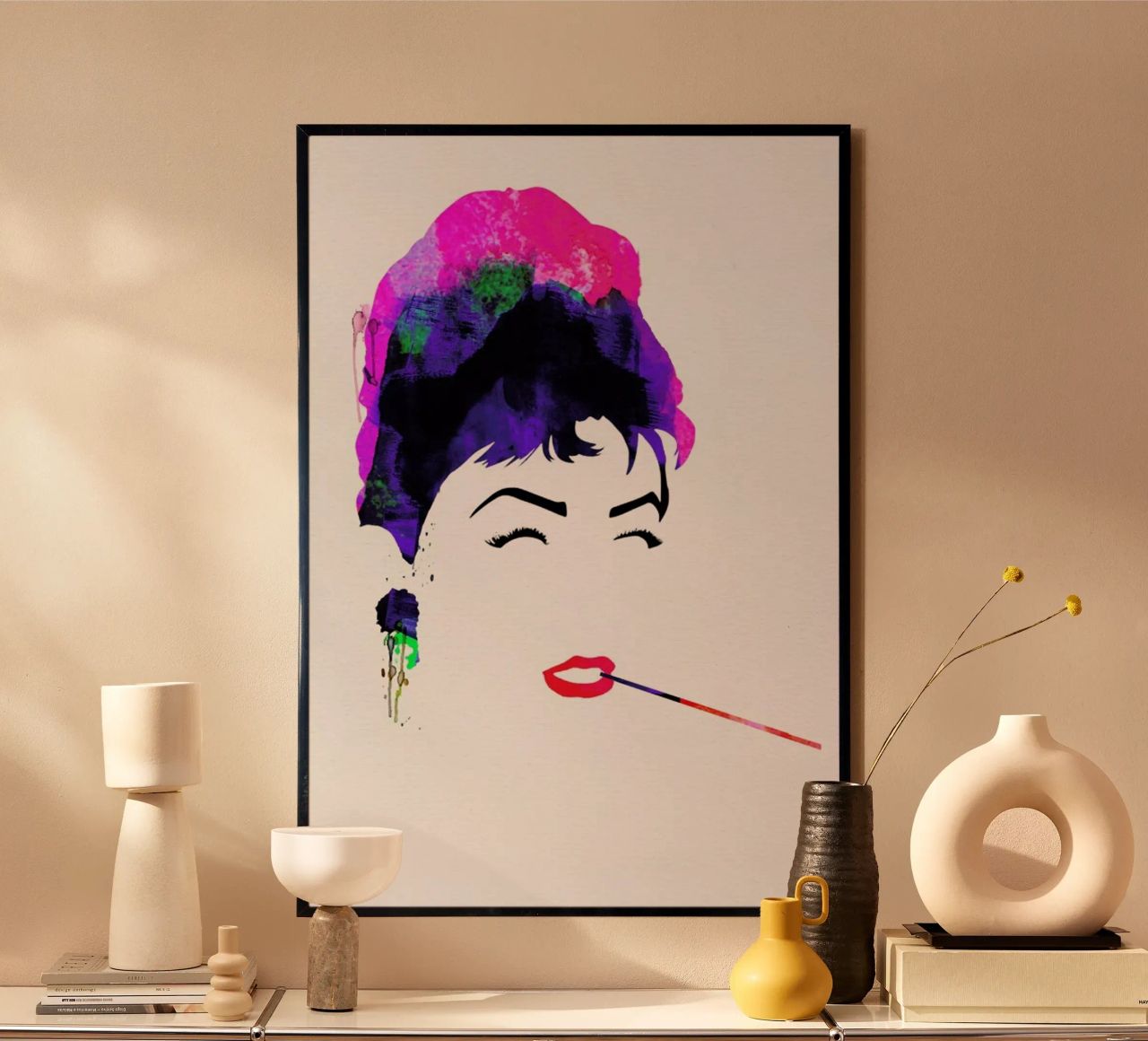 Audrey poster by Naxart
