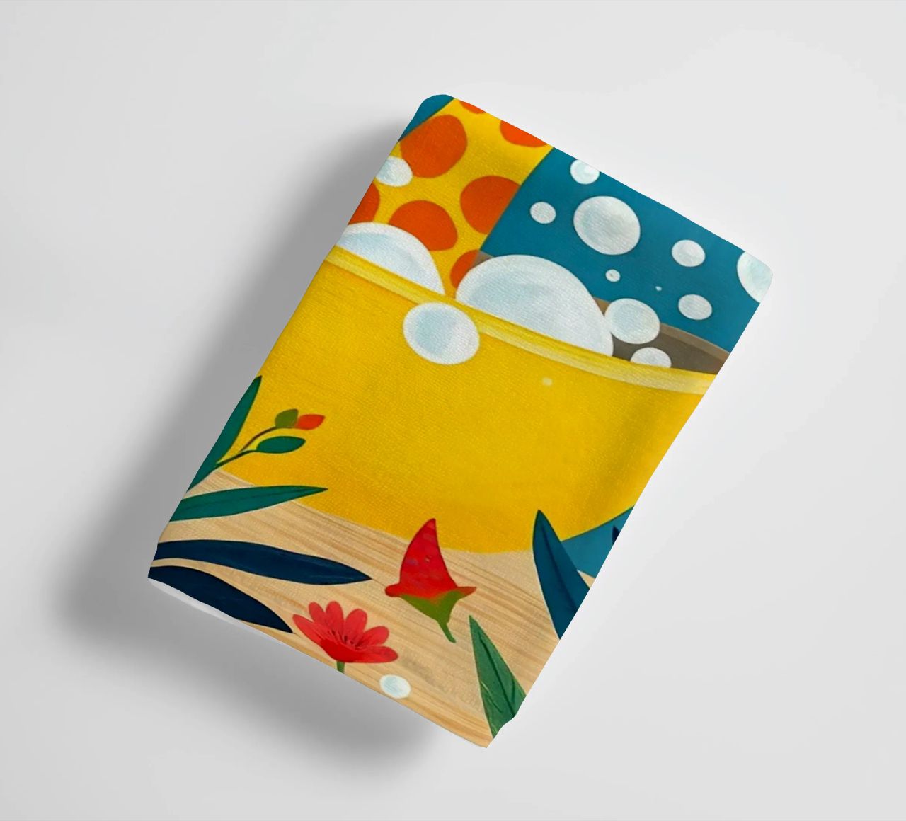 GIRAFES DANS LE BAIN serviette de bain de ARTOMATIC