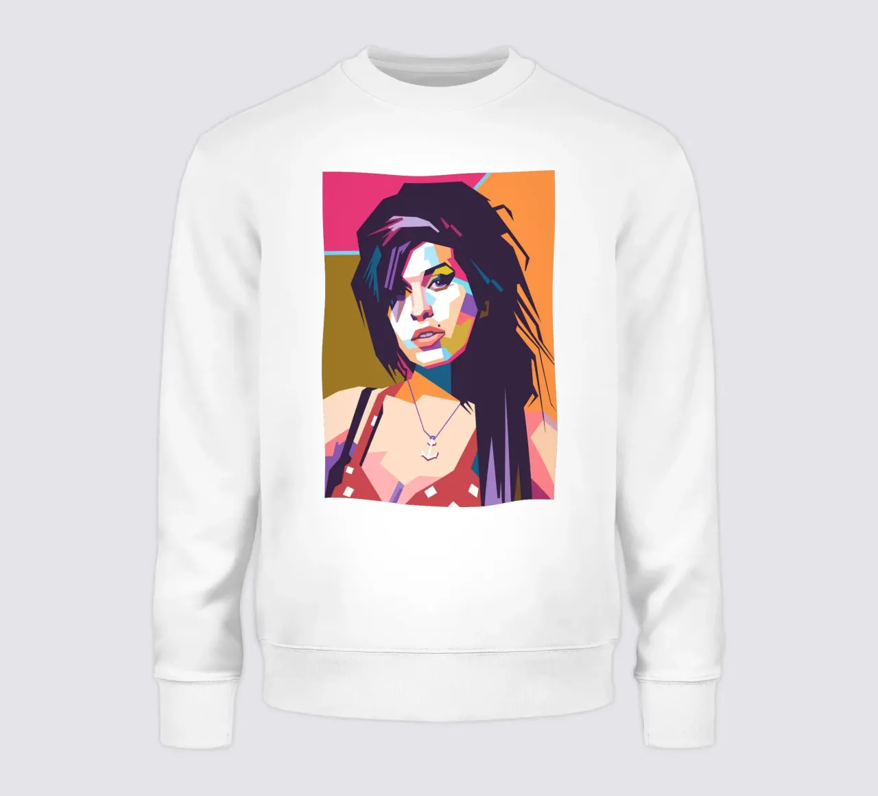 Ritratto pop art di Amy Winehouse felpa da Hantamrata