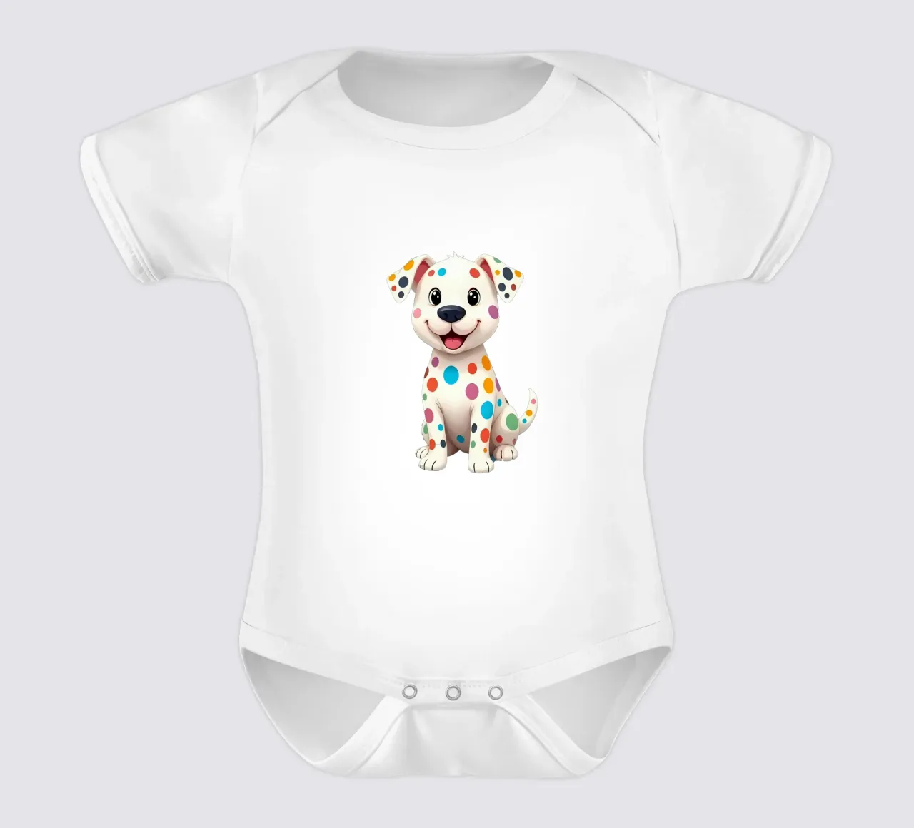 Hund_4a body neonato maniche corte da Tierisch bunt by LK