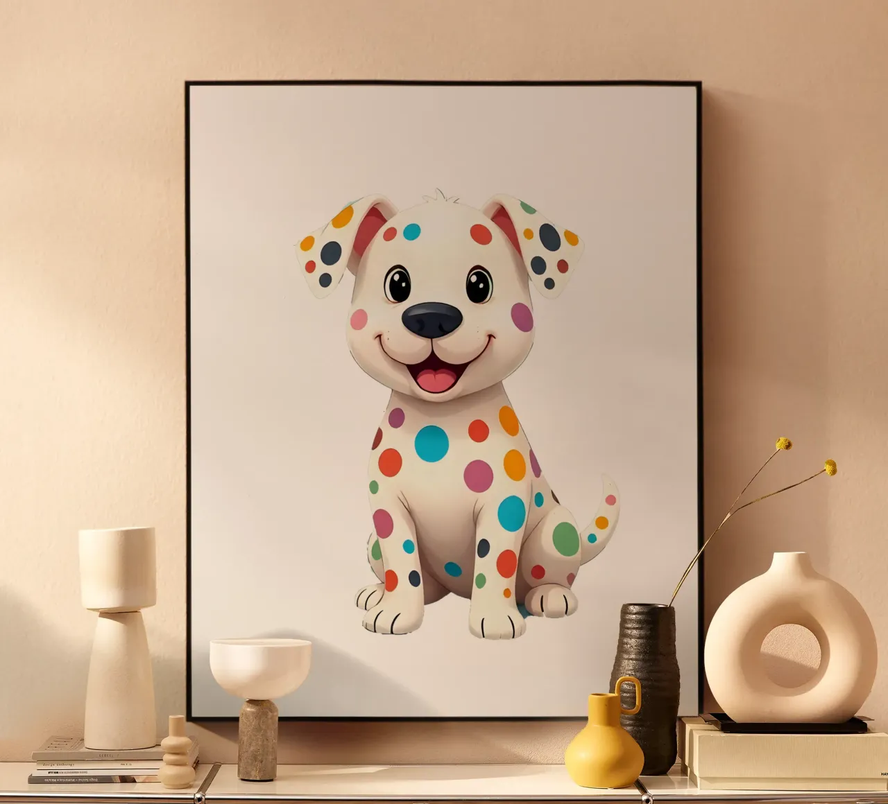 Hund_4a plexiglass da Tierisch bunt by LK