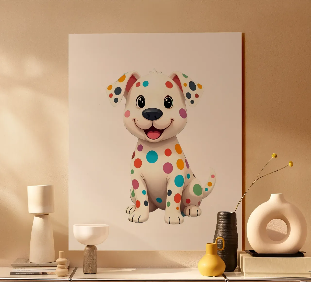 Hund_4a plexiglass da Tierisch bunt by LK